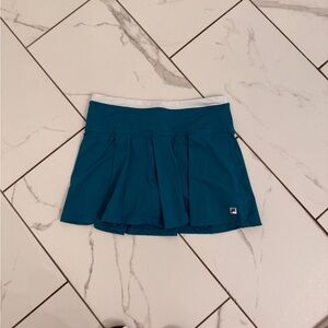 Fila Teal and White Women's Skort